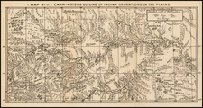 Plains and Rocky Mountains Map By Henry B. Carrington