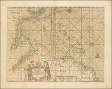 Indian Ocean, India, Other Islands, Central Asia & Caucasus, South Africa, East Africa and African Islands, including Madagascar Map By Samuel Thornton / Mount & Page