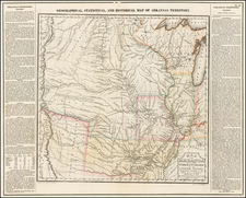 Texas, Midwest, Plains, Southwest and Rocky Mountains Map By Henry Charles Carey  &  Isaac Lea