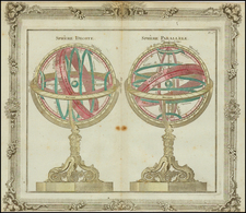 Celestial Maps Map By Louis Brion de la Tour