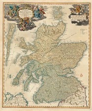 Europe and British Isles Map By Johann Baptist Homann