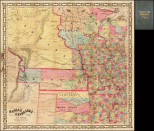 Plains, Southwest and Rocky Mountains Map By J. G.  Wells