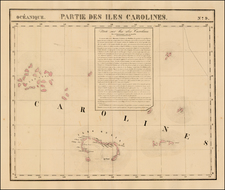 Oceania and Other Pacific Islands Map By Philippe Marie Vandermaelen