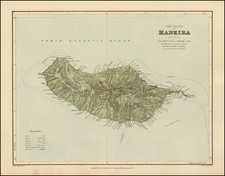 Portugal and African Islands, including Madagascar Map By Edward Stanford