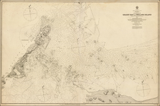 Atlantic Ocean, Caribbean and Bermuda Map By British Admiralty