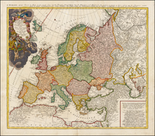 Europa Secundum legitimas Projectionis Stereographicae . . . 1743 . . . 