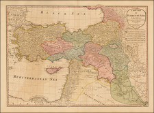 Turkey, Central Asia & Caucasus, Middle East, Turkey & Asia Minor and Balearic Islands Map By Richard Holmes Laurie  &  James Whittle