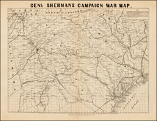 South Map By J.H. Bufford