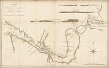 Carte du Detroit de Magellan dans laquelle on a Insere les Observations et les Decouvertes du Capne. Byron, du Capne. Wallis et du Capne. Carteret