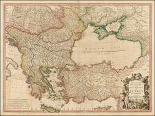 Russia, Ukraine, Balkans, Turkey, Turkey & Asia Minor and Greece Map By William Faden