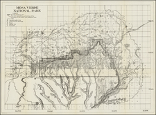 Southwest and Rocky Mountains Map By United States Department of the Interior