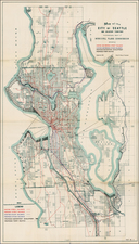  Map By Virgil Gay Bogue / Seattle Municipal Plans Commission