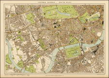 British Isles Map By Edward Stanford