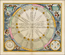 Celestial Maps Map By Andreas Cellarius