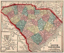 Southeast Map By Sidney Morse  &  Samuel Gaston