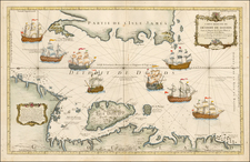 Polar Maps and Canada Map By Jacques Nicolas Bellin