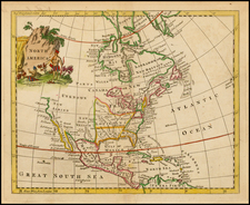 North America Map By Thomas Jefferys