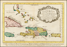 Caribbean Map By A. Krevelt