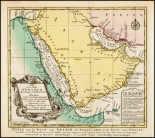 Middle East Map By A. Krevelt