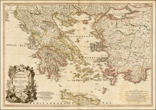 Turkey, Turkey & Asia Minor, Balearic Islands and Greece Map By William Faden