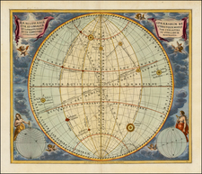 Celestial Maps Map By Andreas Cellarius