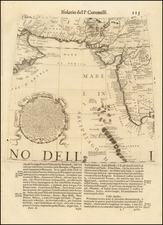 India and Central Asia & Caucasus Map By Vincenzo Maria Coronelli