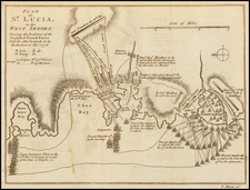 Caribbean Map By Gentleman's Magazine