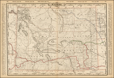 Plains and Rocky Mountains Map By George F. Cram