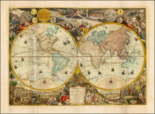 World and World Map By Louis Charles Desnos