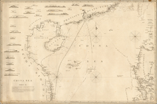 China, Southeast Asia and Philippines Map By James Horsburgh