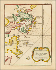 China Map By Jacques Nicolas Bellin