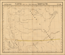 Rocky Mountains and Canada Map By Philippe Marie Vandermaelen