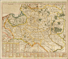 Poland and Baltic Countries Map By Henri Chatelain