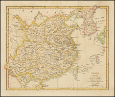 China and Korea Map By Anonymous / Robert Wilkinson