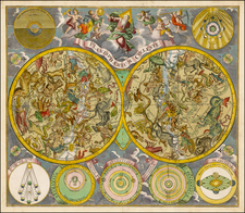 Celestial Maps Map By Matthaus Seutter