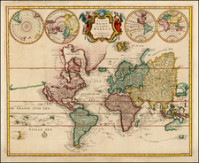 World and World Map By R&J Wetstein