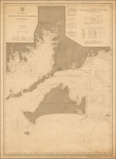 Massachusetts Map By U.S. Coast & Geodetic Survey