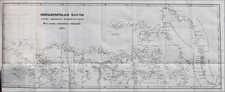 Polar Maps, Alaska, Russia in Asia and Canada Map By Morskoi sbornik