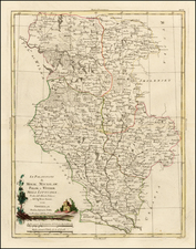 Poland and Baltic Countries Map By Antonio Zatta