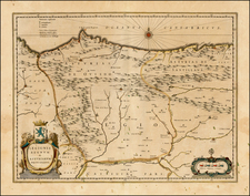 Spain Map By Willem Janszoon Blaeu