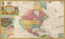 North America Map By Herman Moll