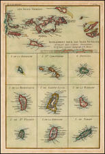 Caribbean Map By Rigobert Bonne