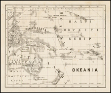 Australia & Oceania and Oceania Map By Anonymous