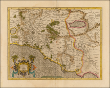 Italy Map By  Gerard Mercator