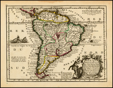 South America Map By Jacques Chiquet