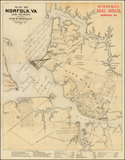 Southeast and Virginia Map By Sam W.  Bowman