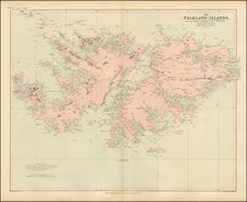 South America Map By Edward Stanford