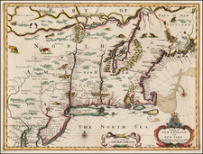 New England and Mid-Atlantic Map By John Speed