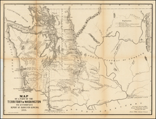  Map By General Land Office / A. Hoen & Co.