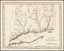 New England Map By John Stockdale